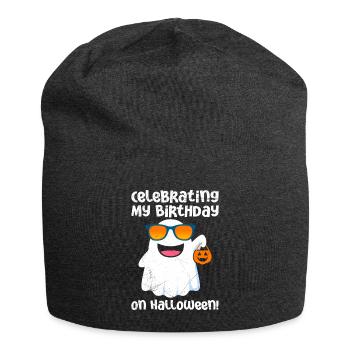Halloween Party I'M CELEBRATING MY BIRTHDAY - Jersey Beanie - charcoal grey - Front