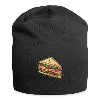 Sandwich Day Snack Celebration Sandwich - Jersey-Beanie - Schwarz - Vorne