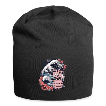 Hiragana Katakana Kaizen-methode Kaizen - Jersey-Beanie - Schwarz - Vorne
