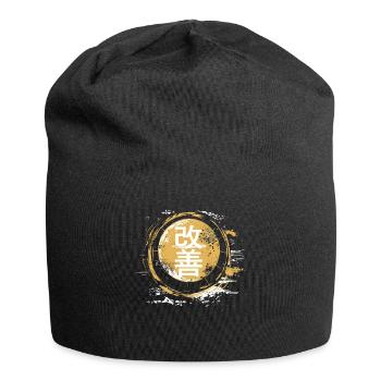 Hiragana Katakana Kaizen-methode Kaizen - Jersey-Beanie - Schwarz - Vorne