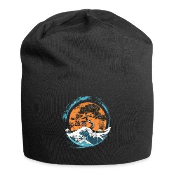 Hiragana Katakana Kaizen-methode Kaizen - Jersey-Beanie - Schwarz - Vorne