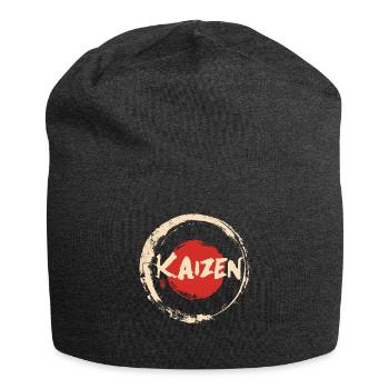 Hiragana Katakana Kaizen-methode Kaizen - Jersey-Beanie - Anthrazit - Vorne