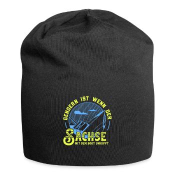 Gendern Tshirt Herren Damen Lustig Witzig Spruch - Jersey-Beanie - Schwarz - Vorne