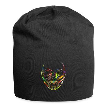 Techno Gift Rave Festival Party Music Tekk EDM - Jersey Beanie - black - Front