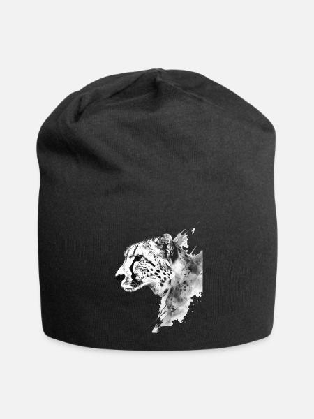 Gepard - Jersey-Beanie - Schwarz