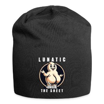 Lustiges Gespenster Design Last Minute Kostüm - Jersey-Beanie - Schwarz - Vorne
