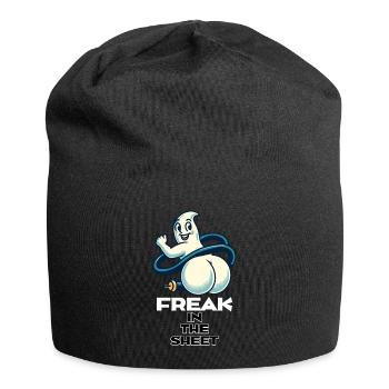 Freak sous la feuille drôle de conception fantôme - Bonnet en jersey - noir - Devant