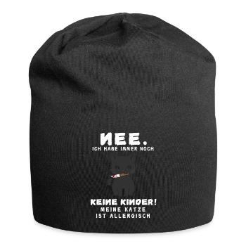 Tshirt chat Drôle Drôle Humour Sarcasme Kitty - Bonnet en jersey - noir - Devant