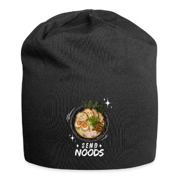 Noodles Ramen Noodles Chibi Asia Noodle Soup Anime - Jersey Beanie - black - Front