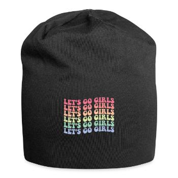 Junggesellin - Jersey-Beanie - Schwarz - Vorne