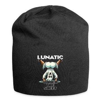 Lunatique sous feuille drôle Ghost Design - Bonnet en jersey - noir - Devant