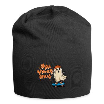 Ghoul Vibes Only Funny Cool Saying Design - Jersey Beanie - black - Front