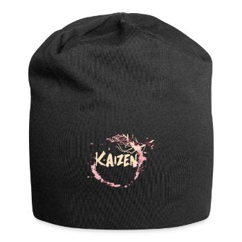 Hiragana Katakana Kaizen-methode Kaizen - Jersey-Beanie - Schwarz - Vorne