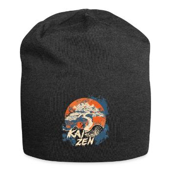 Hiragana Katakana Kaizen-methode Kaizen - Jersey-Beanie - Anthrazit - Vorne
