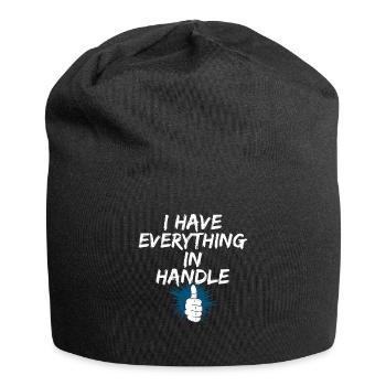 I have everything in handle funny denglish Spruch - Jersey-Beanie - Schwarz - Vorne