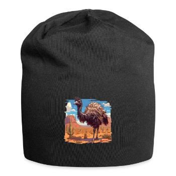 Emus Emu - Jersey Beanie - black - Front