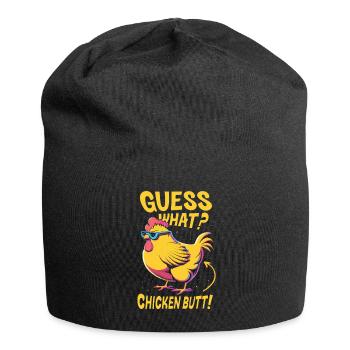 Guess What Chicken Butt - Jersey Beanie - black - Front