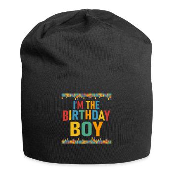 I'm the Birthday Boy Block Building Party Graphic - Jersey-Beanie - Schwarz - Vorne