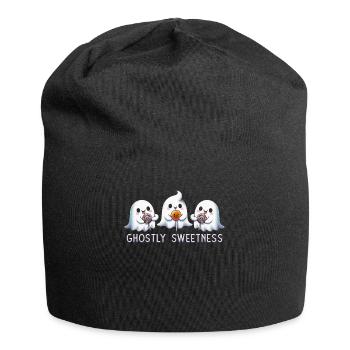 Douceur fantomatique - Bonnet en jersey - noir - Devant