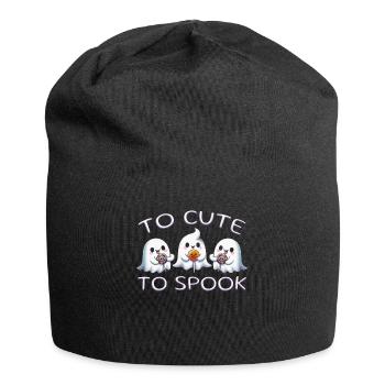 Trop mignon pour effrayer - Bonnet en jersey - noir - Devant