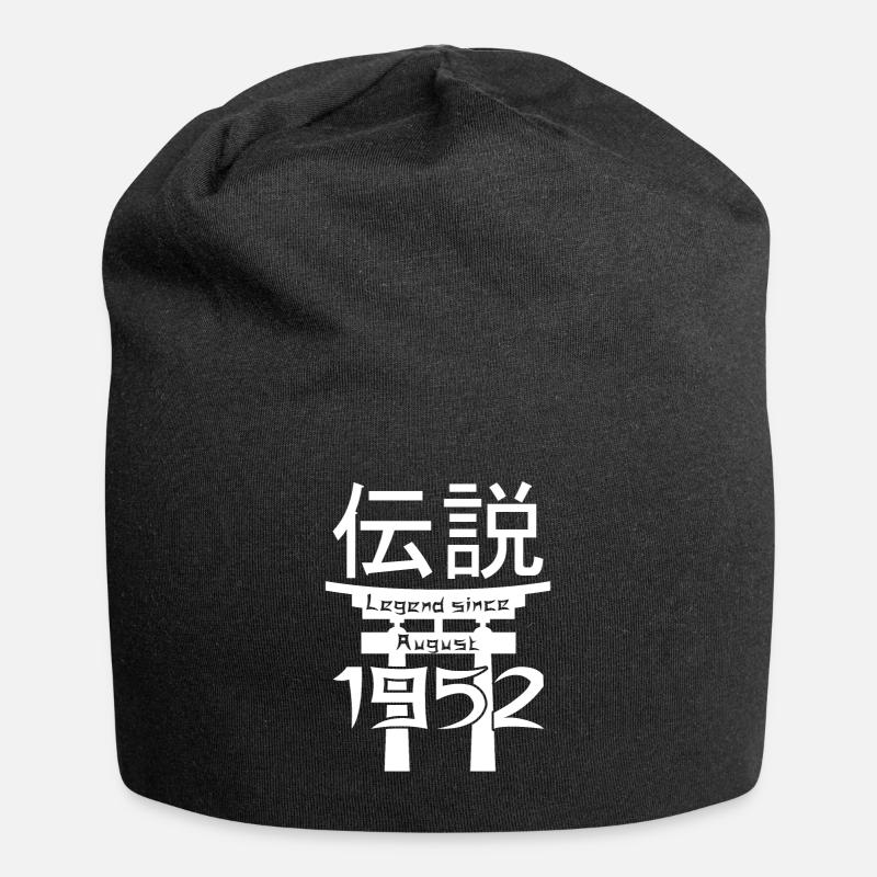 Legend since August 1952 Birthday Gift - Jersey Beanie - black