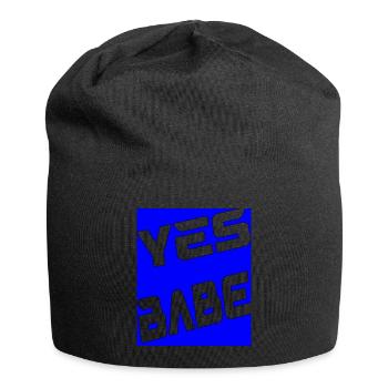 Yes Babe - Jersey-Beanie - Schwarz - Vorne