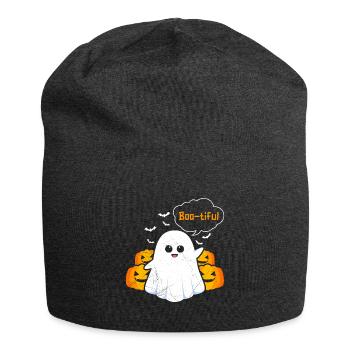 Costume d’Halloween Enfants BOO-TIFUL Drôle Halloween - Bonnet en jersey - charbon - Devant