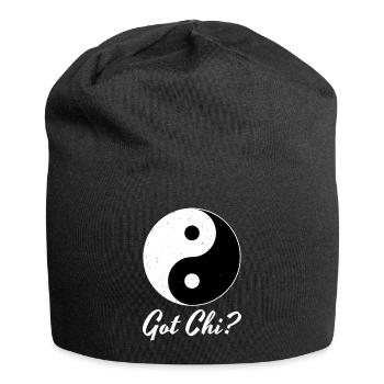 Yin Yang Tai Chi - Bonnet en jersey - noir - Devant