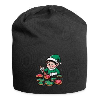 Elf Ugly Christmas Weihnachten Xmas Santa Claus - Jersey Beanie - black - Front