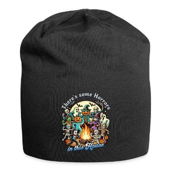 There's Some Horrors In This House Saying - Jersey Beanie - black - Front