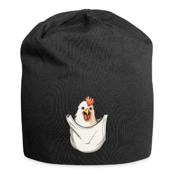 Chicken In Pocket - Jersey-Beanie - Schwarz - Vorne