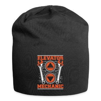 Elevator Mechanic Inspector Technician Elevator - Jersey Beanie - black - Front