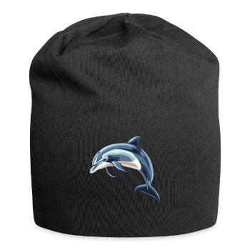 Dolphin Delfine Delfin - Jersey-Beanie - Schwarz - Vorne