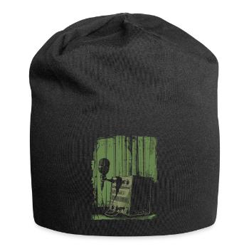 Stolzer Amateurfunk-betreiber - Jersey-Beanie - Schwarz - Vorne