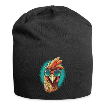 Chicken Sonnenbrille - Jersey-Beanie - Schwarz - Vorne