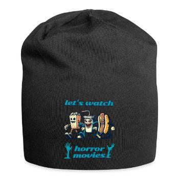 Funny Saying Design Horror Movies - Jersey Beanie - black - Front