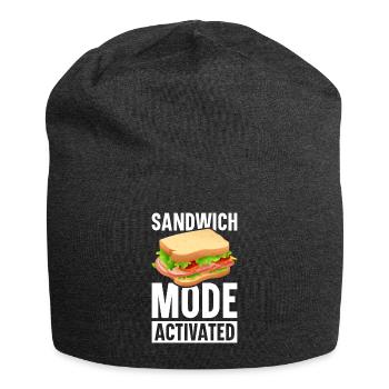 Sandwich Liebhaber Fast Food Liebhaber - Jersey-Beanie - Anthrazit - Vorne