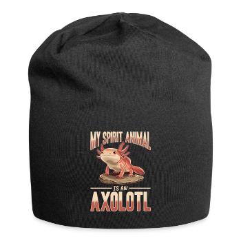 Axolotl Kawaii My Spirit Animal Is An Axolotl - Jersey Beanie - black - Front