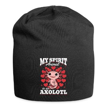 Axolotl Kawaii My Spirit Animal Is An Axolotl - Jersey Beanie - black - Front