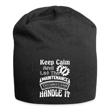 Let Maintenance Technician Handle It - Jersey Beanie - black - Front