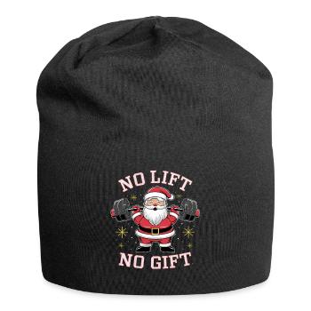 Santa Claus Ugly Christmas Weihnachtsmann Gym - Jersey Beanie - black - Front