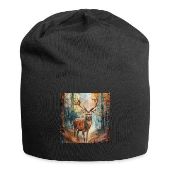 Roe deer - Jersey Beanie - black - Front