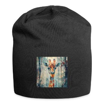 Girafe - Bonnet en jersey - noir - Devant