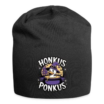 Honkus Ponkus Funny Duck Witch Halloween Magic - Jersey Beanie - black - Front