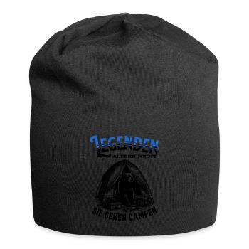 Legends don't age, they go camping - Jersey Beanie - black - Front