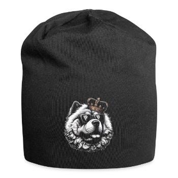 Chow Chow Dog - Jersey Beanie - black - Front
