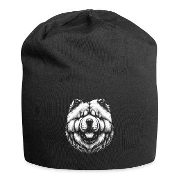 Chow Chow Dog - Jersey Beanie - black - Front