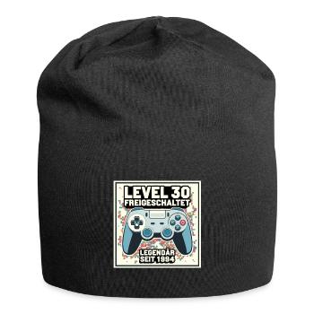 Level 30 Freigeschaltet Legendär Seit 1994 - Jersey-Beanie - Schwarz - Vorne