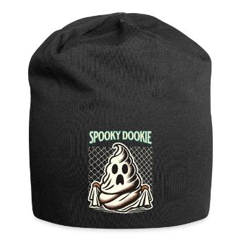 Lustiges Kackhaufen Gespenst spooky Dookie - Jersey-Beanie - Schwarz - Vorne