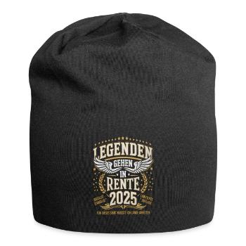 Legenden Gehen In Rente 2025 - Jersey-Beanie - Schwarz - Vorne